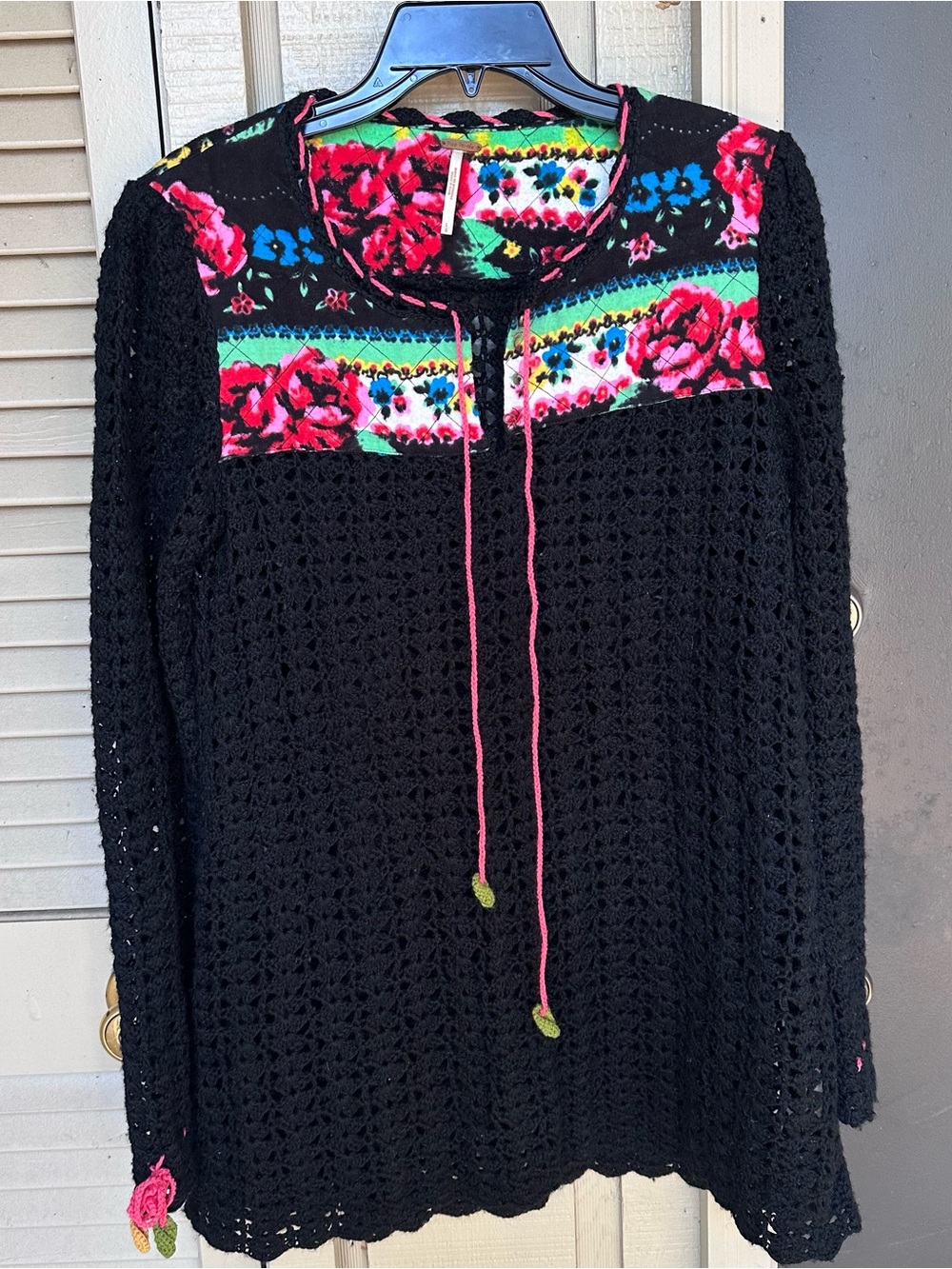 Free People Crochet Top Size Large